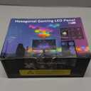 OJQ 20 Pack Hexagon Lights Wall RGB Panel - Hexagonal Led Lights Room Decor Wall Lights Birthday Decorations Gaming Equipment Honeycomb Shape Panels Hexagon Gaming Lights for Bedroom Children