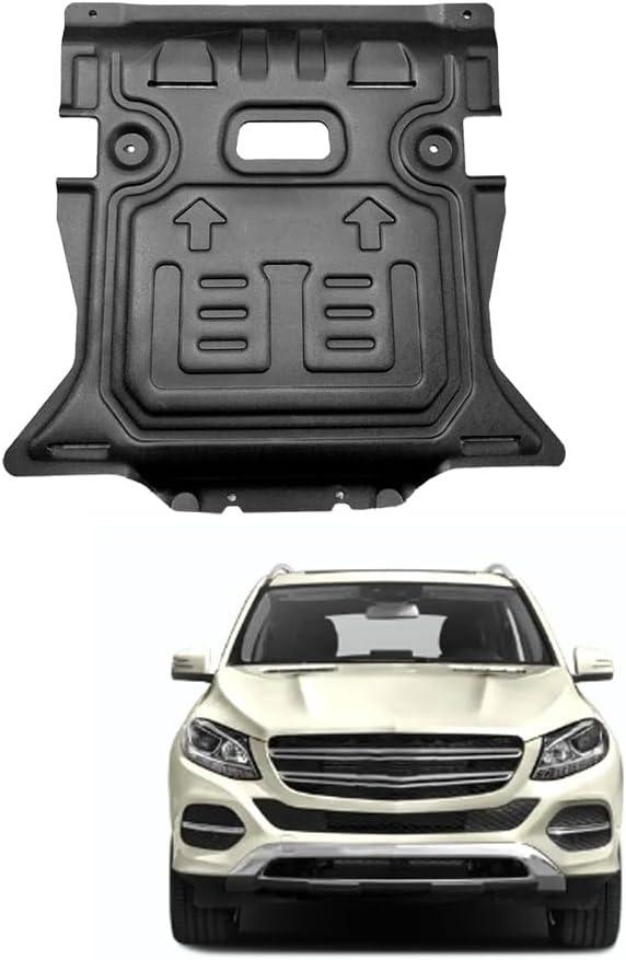 Engine Splash Shield Fit for Mercedes GLE W166 2015-2019 Lower Engine Case Guard Under Engine Cover Fit for Mercedes GL X166 2013-2015 Front Engine Guard Mud Flaps Including Screw Hardware