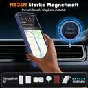 Compatible with Samsung Galaxy S22 Case with Magnetic Ring Stand, Military Drop Protection, Anti-Scratch/Anti-Fingerprint Translucent Matte Case for Samsung Galaxy S22 (Dark Blue)