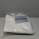 Shower Mat Non Slip: 35.4 x 23.6 Inch Extra Large Shower Mats for Inside Shower with Drain Hole - Soft PVC Loofah Anti Slip Shower Stall Mat for Walk-in Shower and Bathroom, Quick Drying (White)