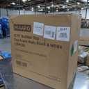 0.79in Extra-Thick 72 Sq Ft Exercise Equipment Mats, 18 Tiles Rubber Top EVA Foam Workout Mats, Interlocking Gym Flooring for Home Gym, 24 x 24in, Black & White