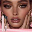 3 x 2 PCS Black Tubing Curling Mascara for Lash Makeup, Waterproof & Sweatproof, Long Lasting Non-Smudged Magic Mascaras