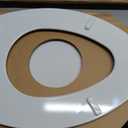 Mayfair Cassel Slow Close Toilet Seat, Easy Clean, Non Slip Premium Wood Seat, Easy Install, Made in USA, Elongated, White