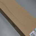 Ivilon Drapery Window Curtain Rod - End Cap Style Design 1 Inch Pole. 28 to 48 Inch Color Black