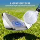 PGM 7 Iron Single Golf Club for Men Right Handed with Forgiving Design