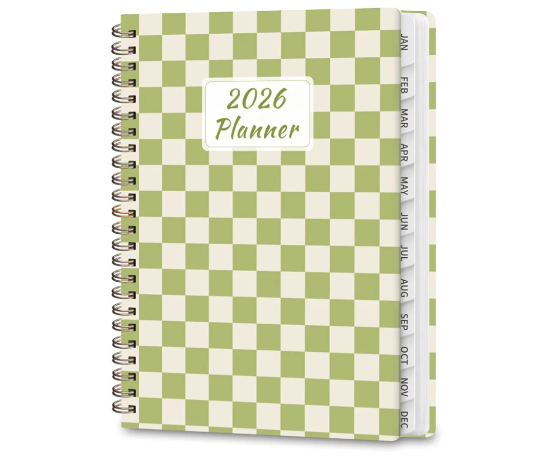 2026 Planner, Weekly and Monthly Calendar Academic Planning Book, Jan 2026 - Dec 2026, Agenda Calendar Planner for Office Supplies and Desk Accessories - A5 (6.3" x 8.5") 