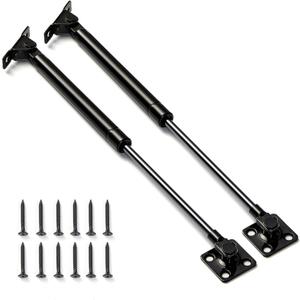 C1608054 20 inch 100 lb Gas Struts with Dual-Side Support T-Bracket(Won't Bend), All-Steel Body Gas Shock Lift Support for Food Truck, RV Bed & Heavy Lid, Set of 4