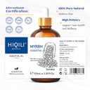 HIQILI 100ML Myrrh Essential Oil for Skin, Diffuser & Candle, 100% Pure and Natural - 3.38 Fl Oz