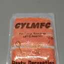 CYLMFC 4 Pack Wavy Orange Foil Fringe Curtain Party Decorations - Orange Foil Backdrop Birthday Wedding Halloween Thanksgiving Friendsgiving Fall Party Decorations Supplies