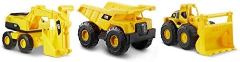Cat Construction 7" Dump Truck, Loader & Excavator toys Combo Pack 3 pcs