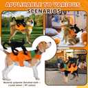 Dog Saddle Halloween Costume Funny Cat Riding Costume Pet Clothes Riding Horse Modeling Dress Up Cat Knight Cosplay Costume for Small Medium Dogs (Large)