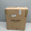 OYEARS 19” Boho Table Lamps Bedroom Living Room Set 2,Suitable for Small Space,Small Farmhouse RattanTable Lamp Rustic Egg Design Resin Light Decoration,Nightstand Bedside Lamps for Office Study Rest