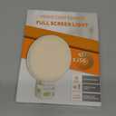 ACMEZING Upgraded Full Screen Ring Light 60 LED Side Emitting Anti-Glare Clip-on Light for Phone iPhone Computer Laptop Monitor, 3 Light Modes for Live Streaming, Selfie, Zoom Video Conference,TikTok