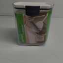 Progressive International Simple Transparent 4 Qt. Flour Keeper, 3 Count, 8 x 6.5 x 8.24 Inches