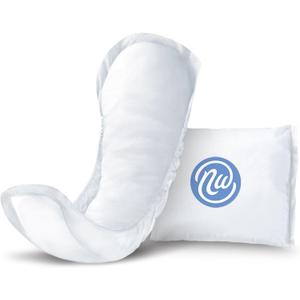 Nexwear Incontinence Pads for Women, Skin-Safe Design, Maximum Absorbency Bladder Control Pads for Leaks, Disposable, Discreet, Individually Wrapped, 13.75 in, 30 Count, 1 Pack