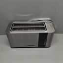 Mueller UltraToast Full Stainless Steel Toaster 4 Slice, Long Extra-Wide Slots for Bagels and Waffles, 6 Browning Levels, LED Display, Cancel/Defrost/Reheat Functions & Removable Tray, Kitchen Gadgets