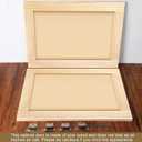 Cinnvoice 3 Pcs 16.25'' W x 22.5'' H Unfinished Pine Kitchen Cabinet Door