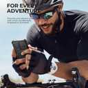 Dexnor for Samsung Galaxy A36-5G Case, [2 Front Frame] [Built-in Magnetic Slide Camera Cover & Kickstand] Heavy Duty Protection Shockproof Phone Case with Screen Protector, 6.7 inch Black