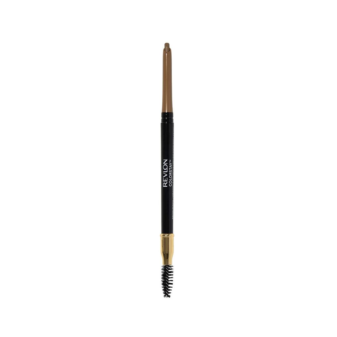 Revlon ColorStay Eyebrow Pencil with Spoolie Brush, Waterproof, Longwearing, Angled Tip Applicator for Perfect Brows, 205 Blonde, 0.021 oz