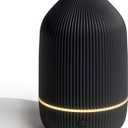 Essential Oil Diffuser, 100ml Aromatherapy Diffuser, Mini Ultrasonic Diffuser for Essential Oil, Home, Office, Cool Mist Humidifier with 7 Led Light, Auto Shut-Off, Black