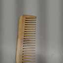 Bamboo Wide Tooth Comb, Natural Bamboo Hair Detangling Comb Anti-Static Hair Brush, Wooden Curls Anti Static Big Tooth Wood Combs for Women and Men All Hairs Types,Travel Friendly