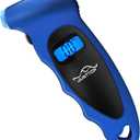JUSTTOP Digital Tire Pressure Gauge, 150PSI 4 Setting for Cars, Trucks and Bicycles, Backlit LCD and Non-Slip Handle, Easy and Accurate Reading (Royal Blue)