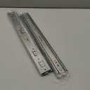 Heavy Duty Drawer Slides Full Extension Side Mount 14 16 18 20 22 24 26 28 30 32 34 36 40 Inch 150 Lbs Metal Dresser Cabine Rails Tracks Glides Runner 1 Pair (Without Lock, 18 Inch)