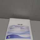 Dynamene White Fabric Shower Curtain Waffle Weave Heavy Duty Hotel Luxury Cloth Shower Curtains for Bathroom, 72 Inch 256GSM Weighted Bath Curtain Set with 12 Plastic Hooks,72x72