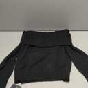 ZAFUL Women's Cropped Knit Sweater Boat Neck Long Sleeve Pullover Jumper Top XL