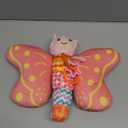 Baby Toys 0-6 Months,Infant Musical Sensory Stuffed Animal with Squeaker,Rattle,Crinkle Wings,Teether & Hanging Ring,Tummy Time Toy for Newborn 0-3-6-12 Months Boys & Girls Gift,Butterfly,Pink