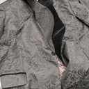 YFFUSHI Men's 3 Piece Suit Slim Fit Jacquard Tuxedo 1 Button Shawl Collar Blazer Vest & Pants for Wedding Formal Prom (XX-Large, Black)