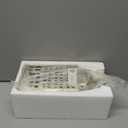 DN DECONATION Christmas Village House Decorations, Light Up Ceramic House Decor, Gold Christmas Town Building Figurines with Lights, Winter Decor for Table Centerpiece Xmas Gifts (set of 1)