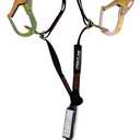 Frontline LPO62RADJ Combat™ 6' Tie-Back Double Leg Shock Absorbing Lanyard with Rebar Hooks