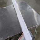 DEZ FURNISHINGS Cordless 1" Light Filtering Pleated Shade, Fabric, 60"W x 64"H, White