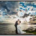 Canvas Floater Frame for Paintings, Fits Up to 1.25" Deep Canvas, DIY Floating Picture Frame for Canvas Prints, Wall Art Frame for Modern Home Dcor, Studio Display and Gallery Hanging Black 24x24