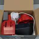 GEOCCI Electric Knitting Machine Adapter for ADDI 46-Needle Round Knitting Machine (Black and Red)