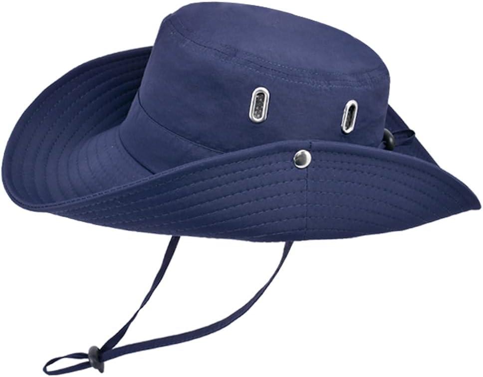Fishing Hat for Men Women, Wide Brim Summer Safari Hat, UDF 50+ UV Protection Sun Hats, Bucket Hiking Beach Hat