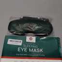 Medi Grade Cotton Sleep Mask with 3D Eye Memory Foam - Travel Sleeping Mask for Women and Men with 2 Ear Plugs and Storage Bag - Blackout Light Blocking