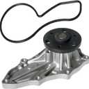 AUQDD AW6233 Professional Water Pump Kit Fit For (Engine 2.4L 2354cc ;K24Z2/K24Z3/K24Z6) 2009-2014 Acura TSX /2008-2012 Honda Accord /2010-2011 CR-V