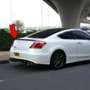 MUTUSAISI Gloss Black Rear Trunk Lip Spoiler Wing Compatible with Honda Accord Coupe 2DR EX/EX-L/LX-S 2008 2009 2010 2011 2012 Accessories
