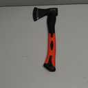 Chopping Axe, 15Outdoor Hatchet Forged Carbon Steel Heat Treated Hand Maul Tool, Fiberglass Shock Reduction Handle with Anti-Slip Grip,Red