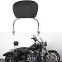 TCT-MOTORPARTS Detachable Sissy Bar Pad & Backrest Fit for Freewheeler FLRT 2015-2025; Road Glide 3 FLTRT 2023-2025