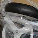 Adjustable Dog Wheelchair for Back Legs Mobility Support Lightweight Pet Wheelchair for Disabled Hind Legs Walking Stable Dog Cart for Pets (White XS for 11-17.6lb)