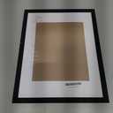 upsimples 8x10 Picture Frame, Display Pictures 5x7 with Mat or 8x10 Without Mat, Wall Hanging Photo Frame, Black, 1 Pack