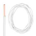 MECCANIXITY THHN Wire 14 AWG 10 Feet Electrical Wire Insulated Solid Copper Rated up to 600 Volts for Residential Industrial Grounding Electrical, UL Listed, White
