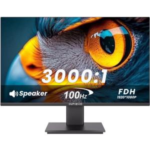 27 Inch Gaming Monitor 165Hz/ 144Hz, QHD 2560x1440 Built-in Speakers 104% sRGB Computer Monitor, Height/ Pivot/ Swivel/ Tilt Adjustable Vertical Monitor, HDR, Support FreeSync, DP, HDMI, VESA Compatible