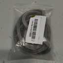 Soezy 16 Ft (5m) 196 Inch Sliding sash Windows Doors Tape Pile Draught excluder Brush Seal Strip weatherstrip 6mm x 8mm (1/4 5/16 Inch, Gray)