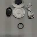 Smart Ring for Women and Men, 5ATM Waterproof Smart Rings Health Tracker with Sleep/Stress/Heart Rate/Activity Monitor, No Subscription, Smart Rings Fitness Tracker for Android iOS, Size 8, Silver