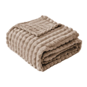 FY FIBER HOUSE Throw Blanket for Couch Soft Warm Fuzzy Twin Size Blankets for Sofa All Season Use, 60x80 Inches, Camel