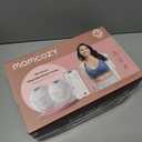 Momcozy M5 Smart APP Controlled Wearable Breast Pump, Hands-Free Wireless Electric Pump, 3 Modes 9 Suction Levels, BPA-Free, Portable Lightweight, 24mm Flange, 2-Pack Quill Gray